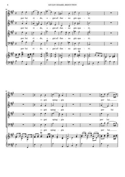 Handel - Giulio Cesare in Egitto, HWV 17 (vocal score)