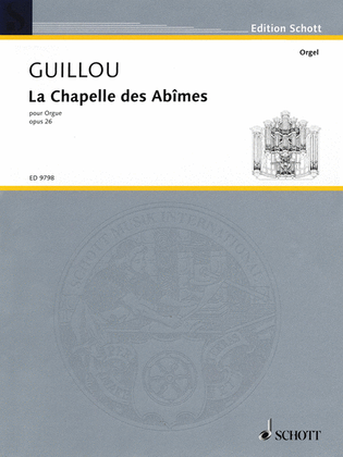 Book cover for La Chapelle des Abimes Op. 26