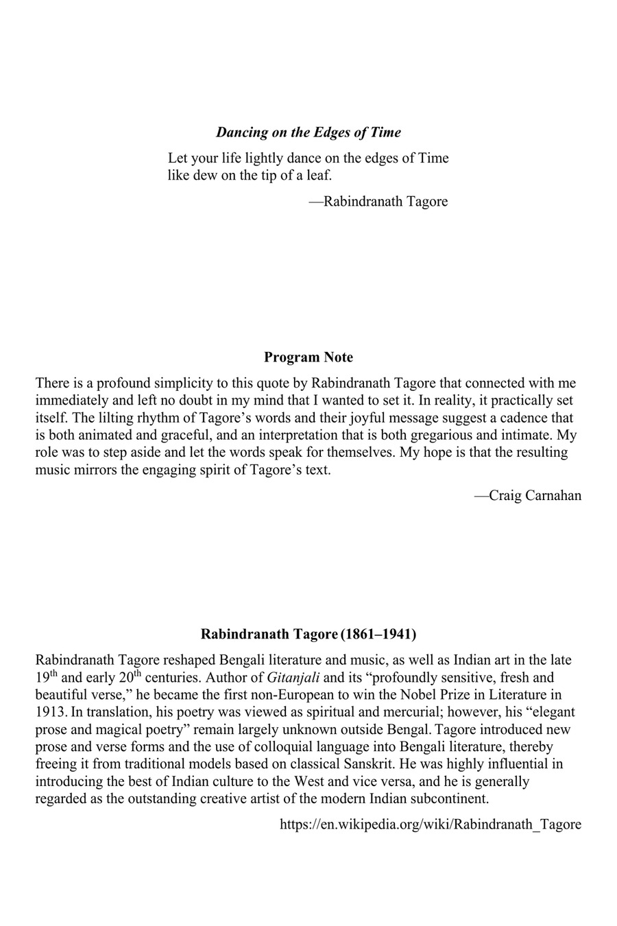 Dancing on the Edges of Time Divisi scores gallery preview page 1