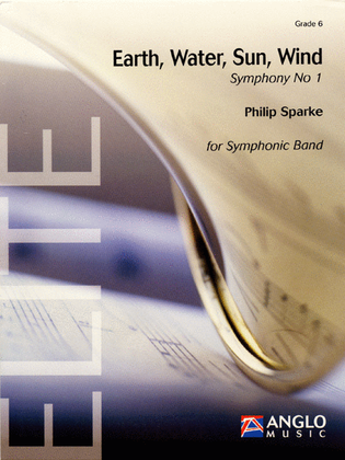 Book cover for Earth, Water, Sun, Wind (Symphony No. 1 for Symphonic Band)
