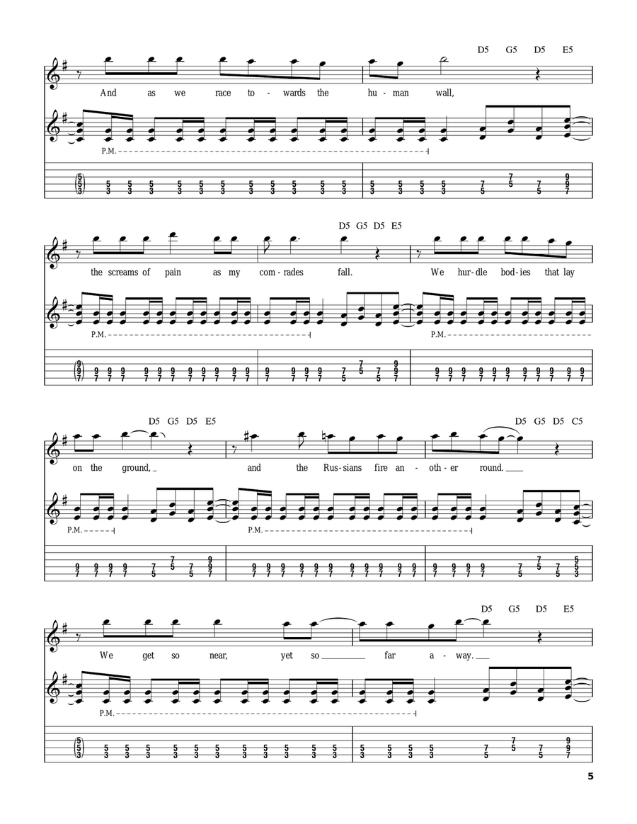 The Trooper The Trooper Electric Guitar scores gallery preview page 5