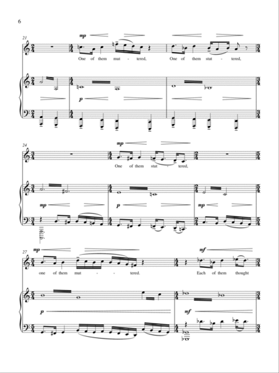 Two Old Crows Soprano Voice scores gallery preview page 6