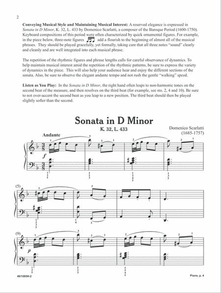 Master Class Series - Level 4 Piano Method scores gallery preview page 2