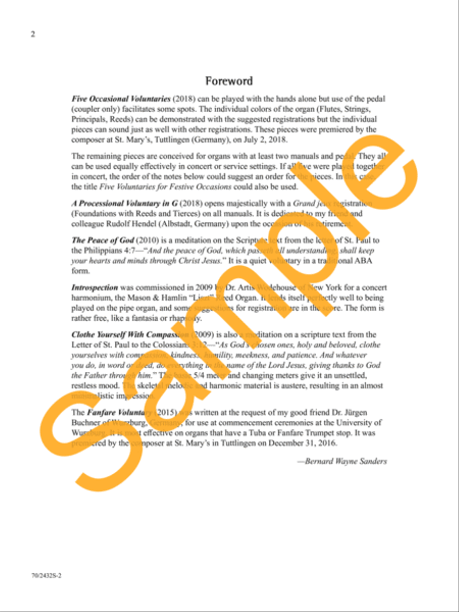 An Array of Voluntaries Organ Solo scores gallery preview page 3