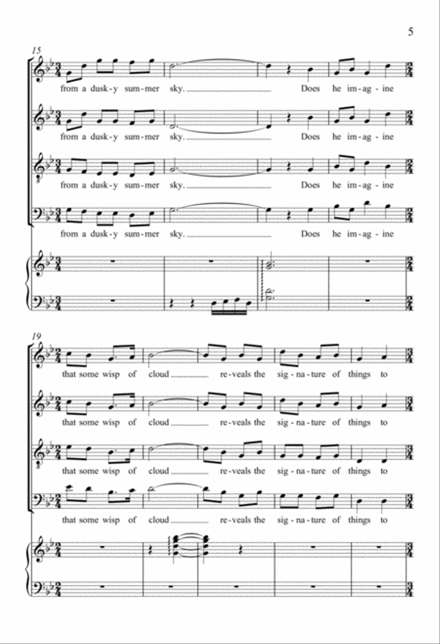 Prophecy (Downloadable Full/Choral Score)