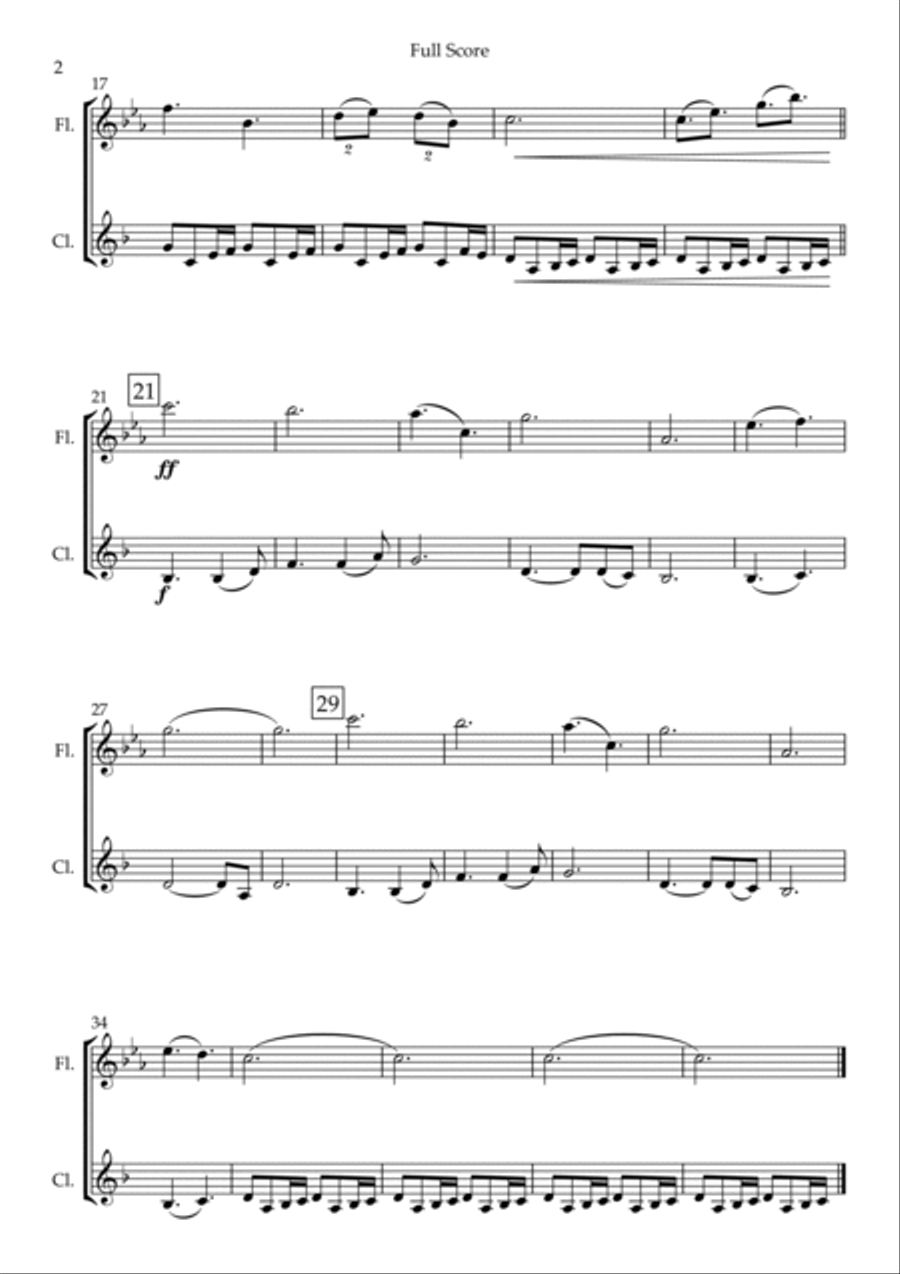 Game Of Thrones Woodwind Duet scores gallery preview page 2