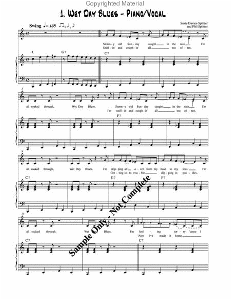 Jazz & Blues for Kids Choir scores gallery preview page 5
