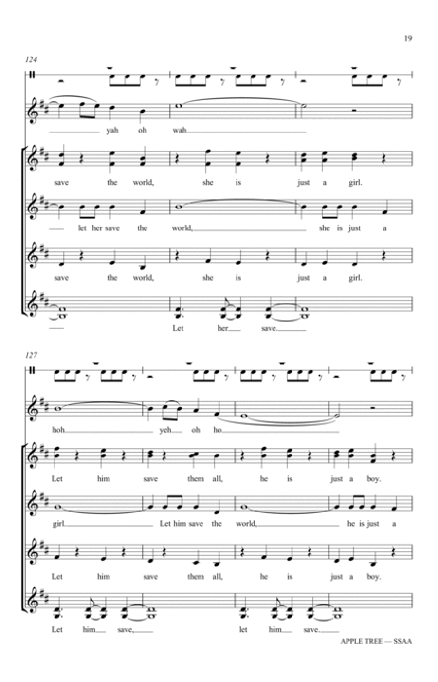 Apple Tree (arr. Katerina Gimon) SSAA scores gallery preview page 17