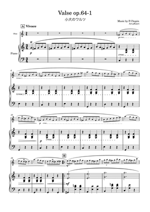 "Valse op.64-1" (Cdur) oboe & piano, 2nd edition