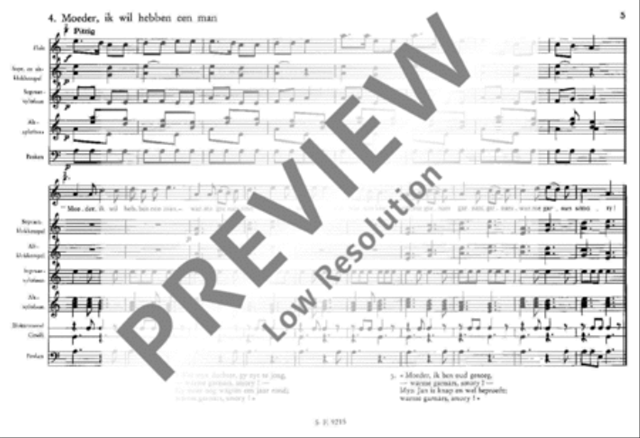 11 Nederlandse volksliederen Recorder scores gallery preview page 8