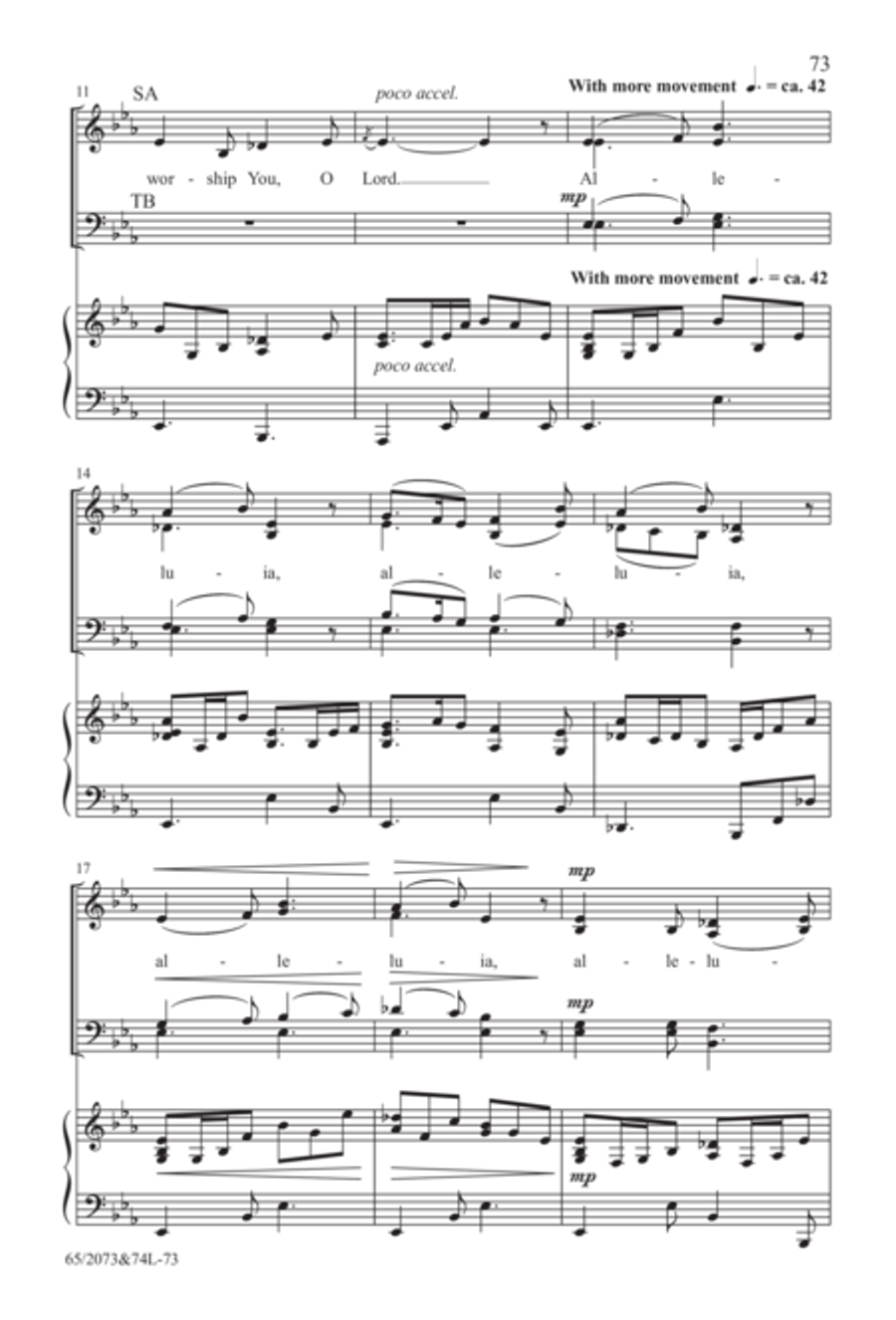 Go Sing It on the Mountain - SATB Score with Performance CD 4-Part scores gallery preview page 27