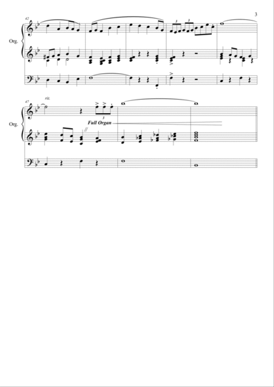 Short organ pieces set 1 Organ Solo scores gallery preview page 4