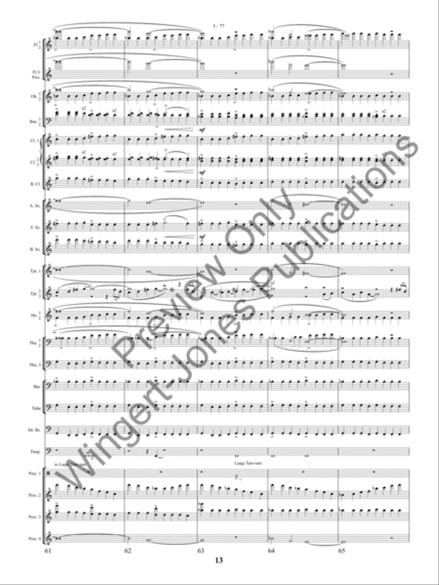 I-77 I-77 Concert Band scores gallery preview page 16