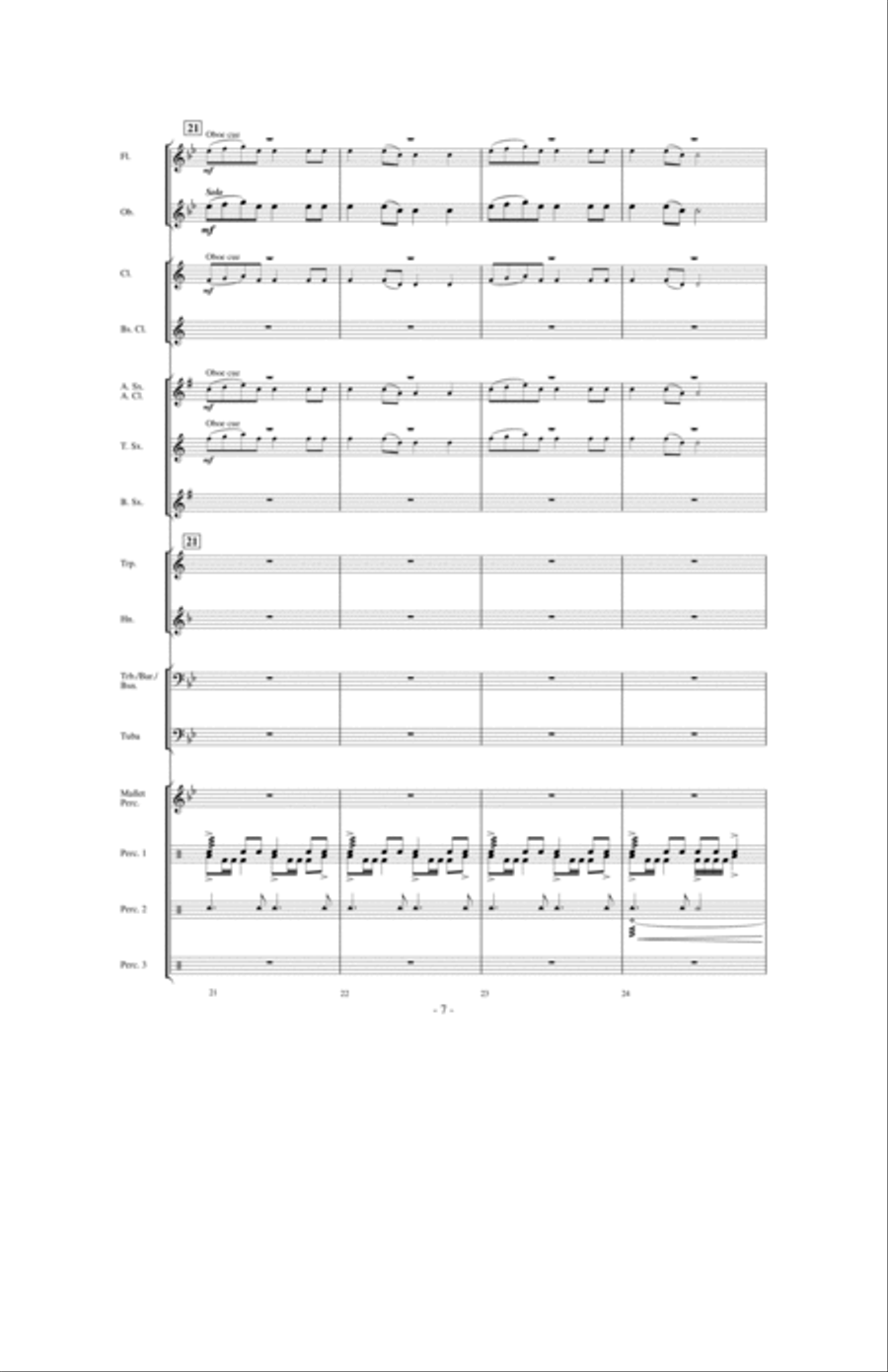 A World Holiday Celebration Concert Band scores gallery preview page 6