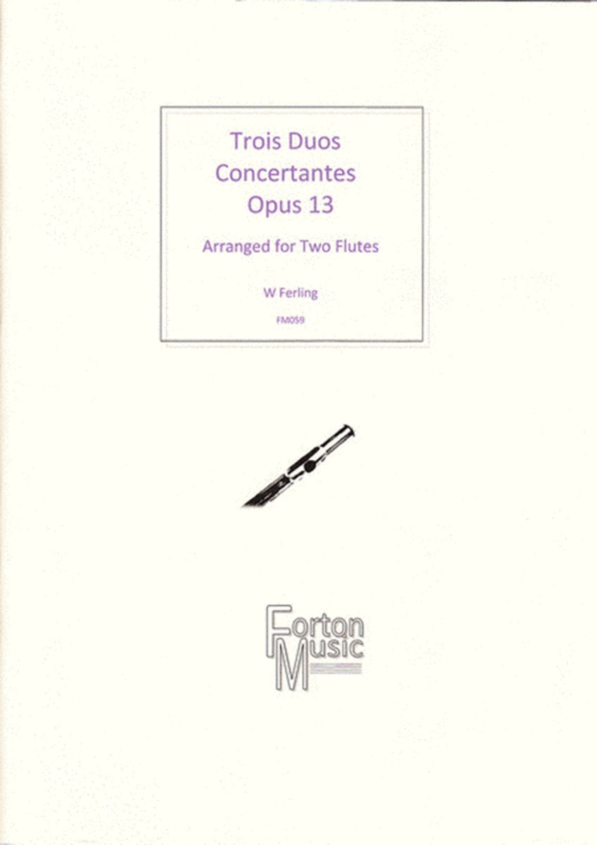 Trois Duos Concertante Flute