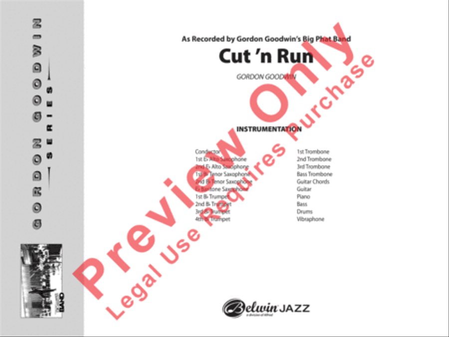 Cut 'n Run Jazz Ensemble scores gallery preview page 2