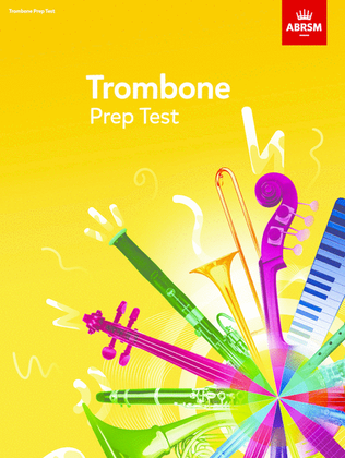Book cover for Trombone Prep Test 2017