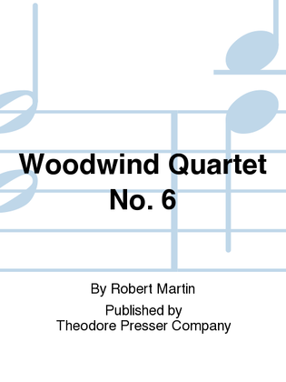Book cover for Woodwind Quartet No. 6