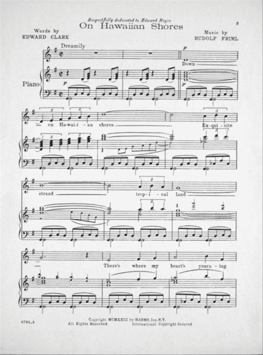 On Hawaiian Shores Voice scores gallery preview page 2
