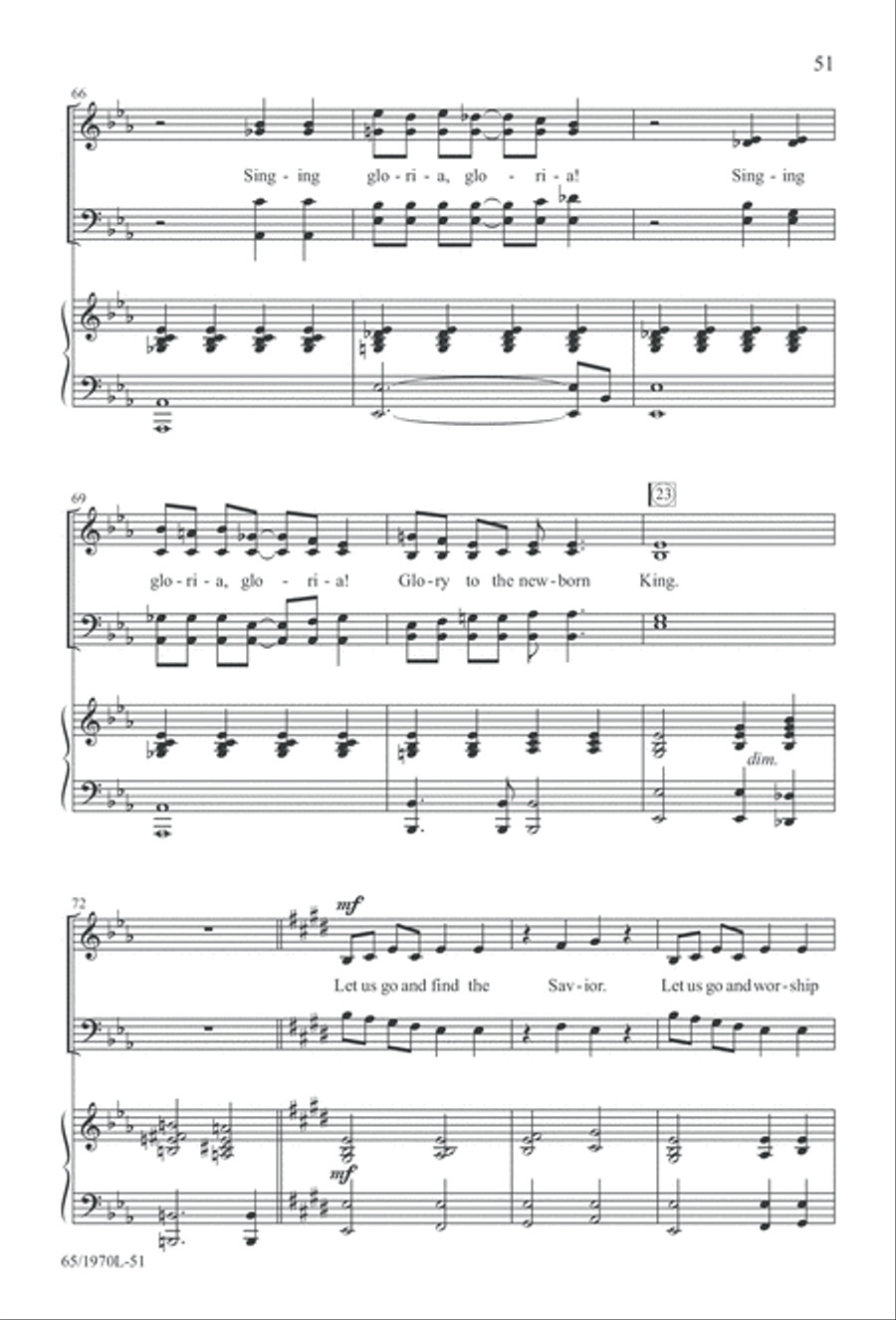 A Great and Mighty Wonder 4-Part scores gallery preview page 52