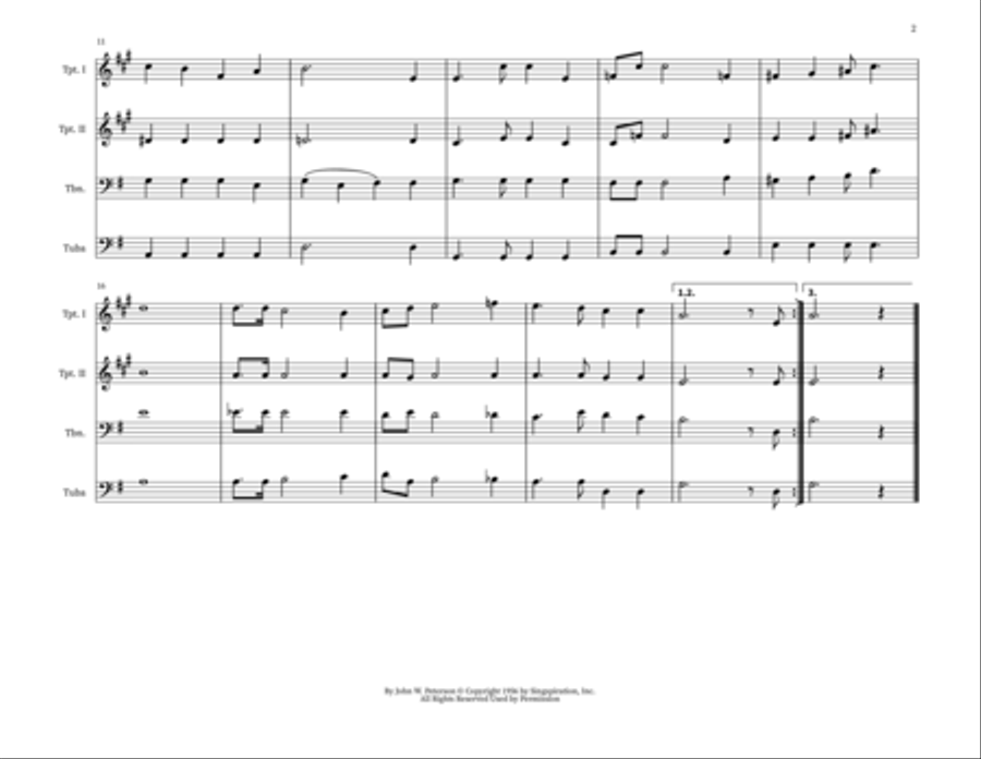 I Believe In Miracles Trombone scores gallery preview page 2