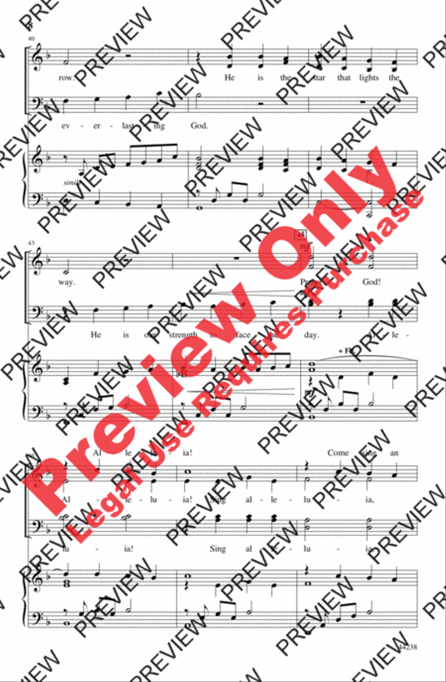 Sing! Shout! Alleluia! Sing! Shout! Alleluia! 4-Part scores gallery preview page 8