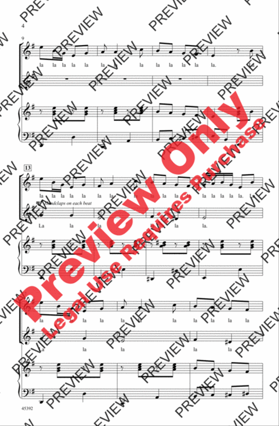 A la Media Noche A la Media Noche 2-Part scores gallery preview page 4