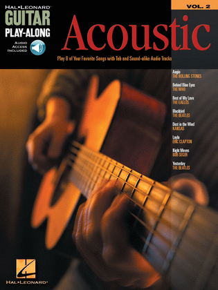 Book cover for Acoustic Guitar Play-Along Vol. 2