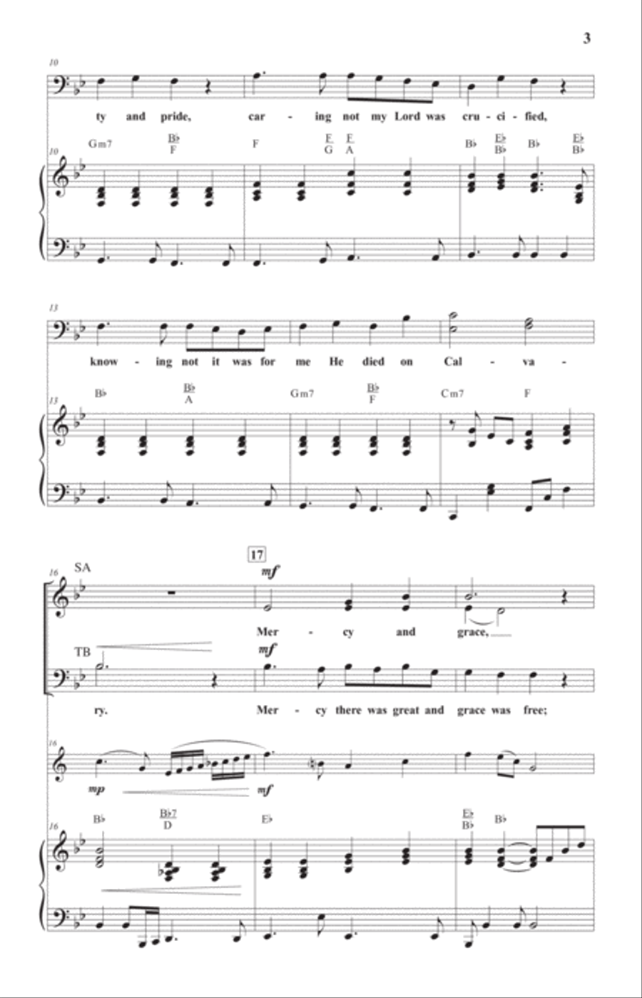 At Calvary 4-Part scores gallery preview page 3