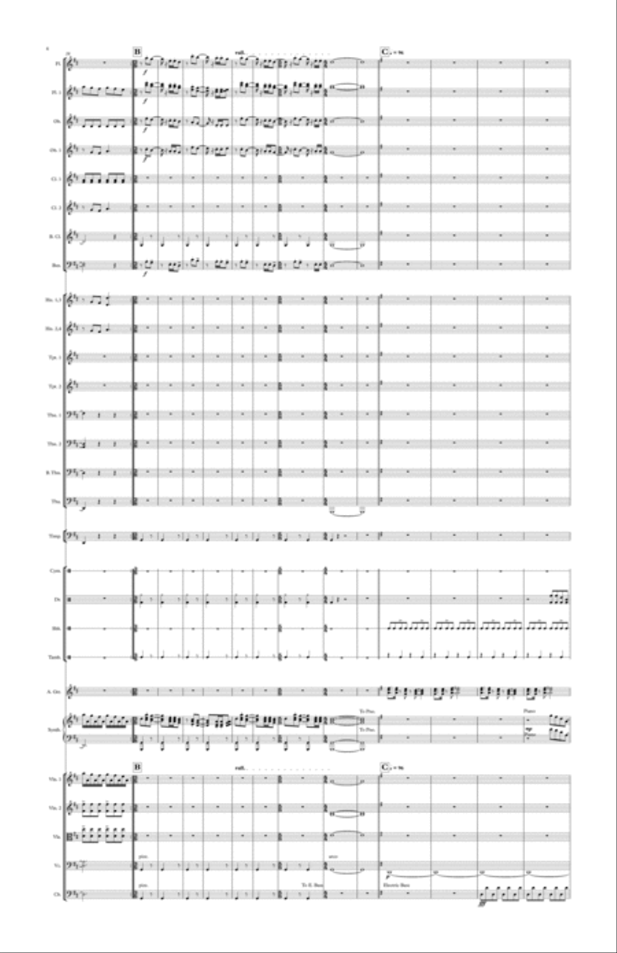 Fooling Yourself (the Angry Young Man) Full Orchestra scores gallery preview page 4