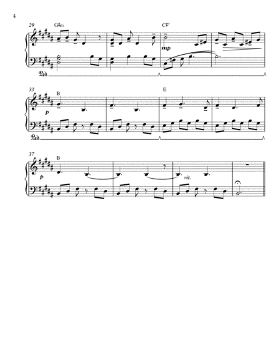 Summer Swing (Piano Solo) Piano Solo scores gallery preview page 4