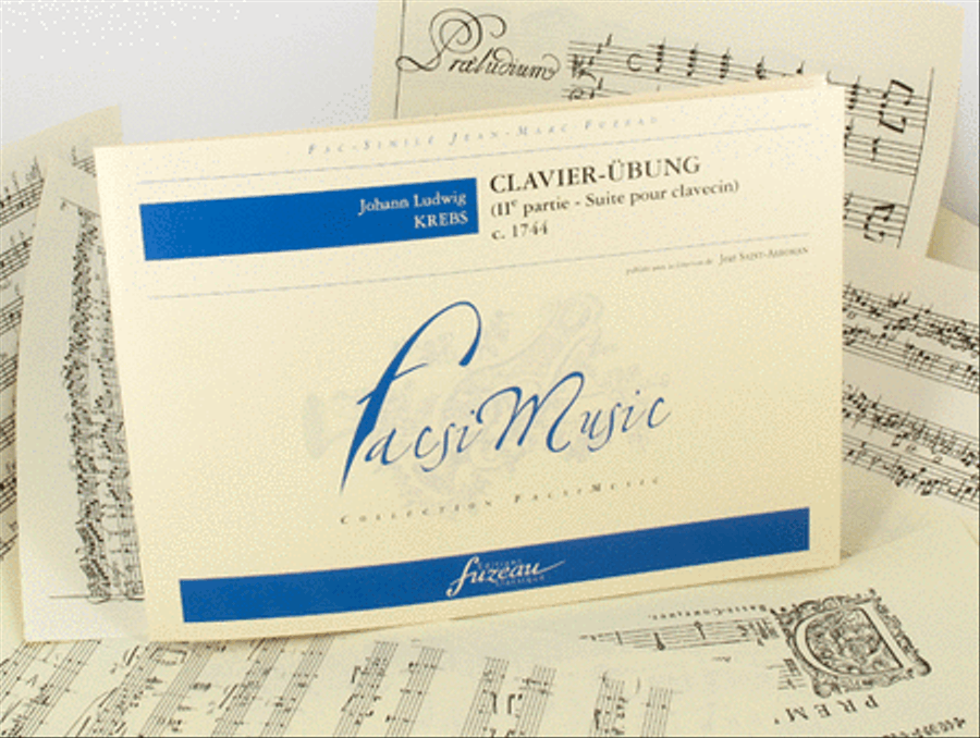 Clavier-Ubung (Part 2 - Suite for harpsichord) Harpsichord scores gallery preview page 1