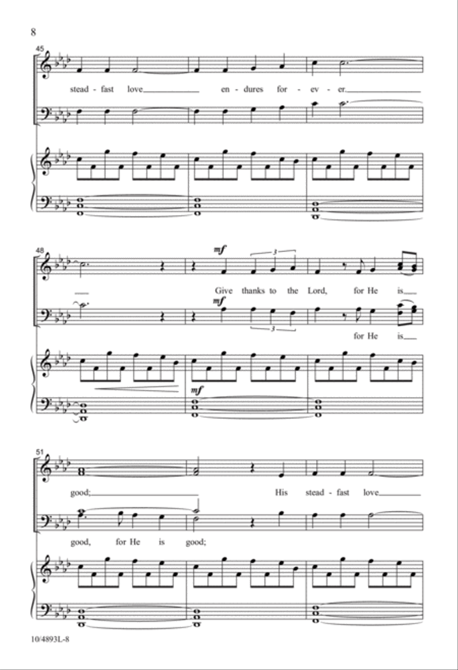 Psalm of Jubilation! 4-Part scores gallery preview page 8