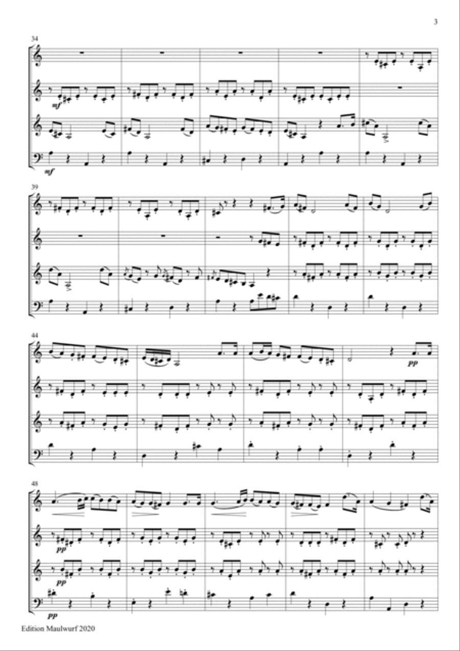 Serenade Brass Quartet scores gallery preview page 3