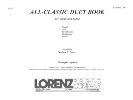 All Classic Duet Book for Organ and Piano, No. 2