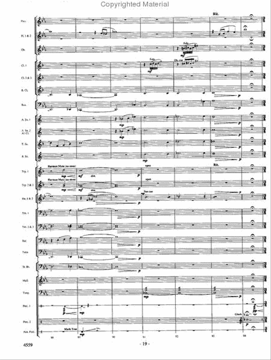 Into the Raging River Into the Raging River Concert Band scores gallery preview page 18