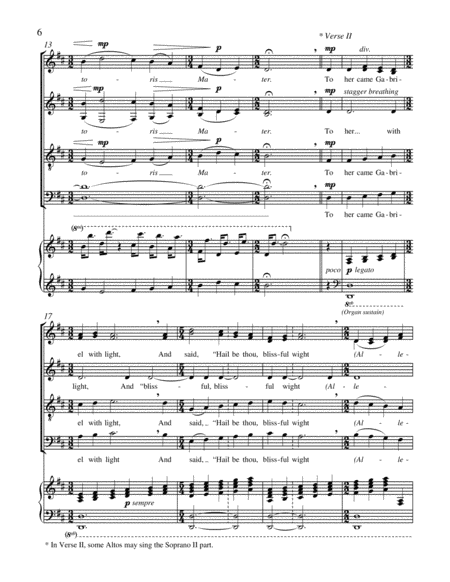 Carols of the Nativity: 1. As I Lay Upon a Night (Choral Score)