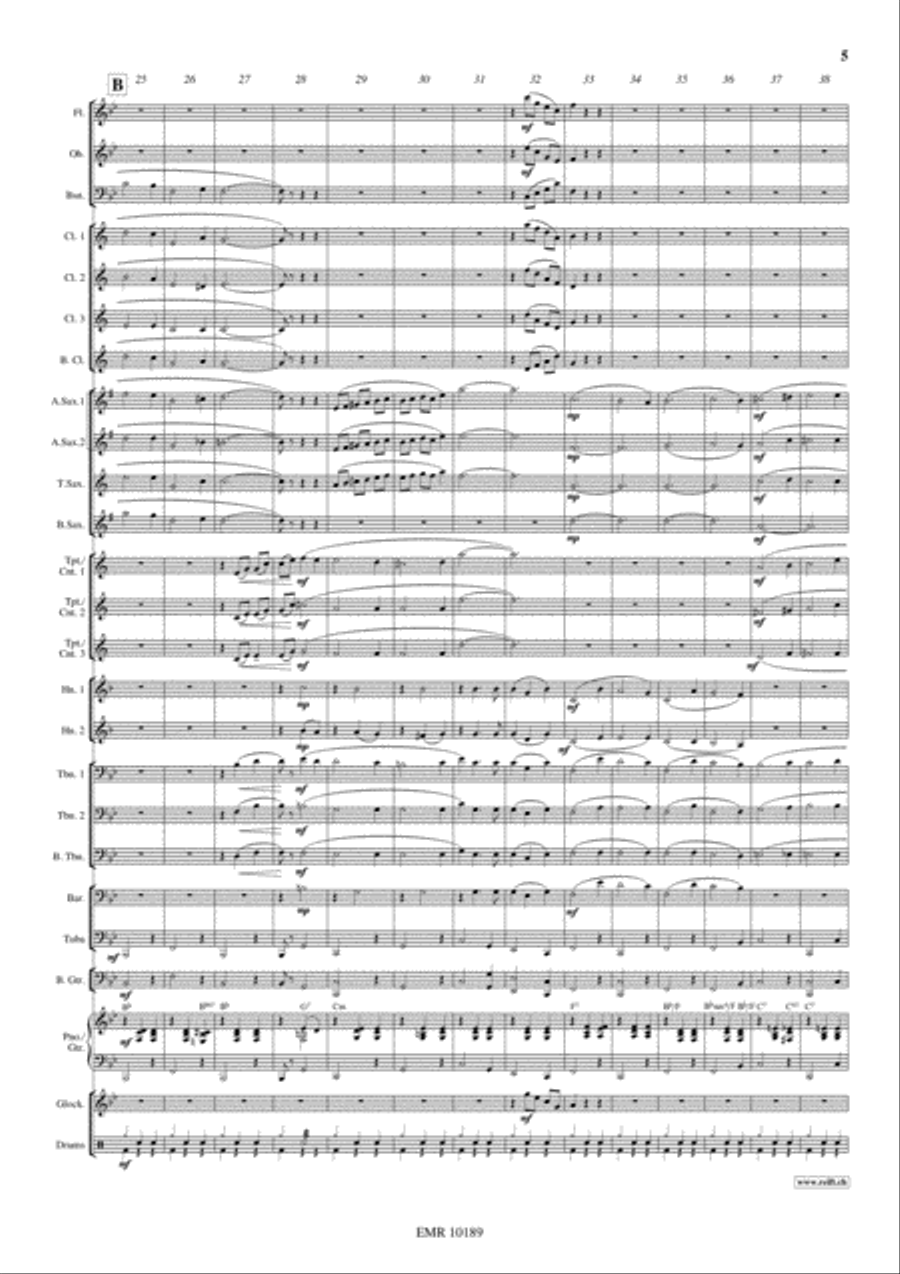 Love At Twenty Concert Band scores gallery preview page 6
