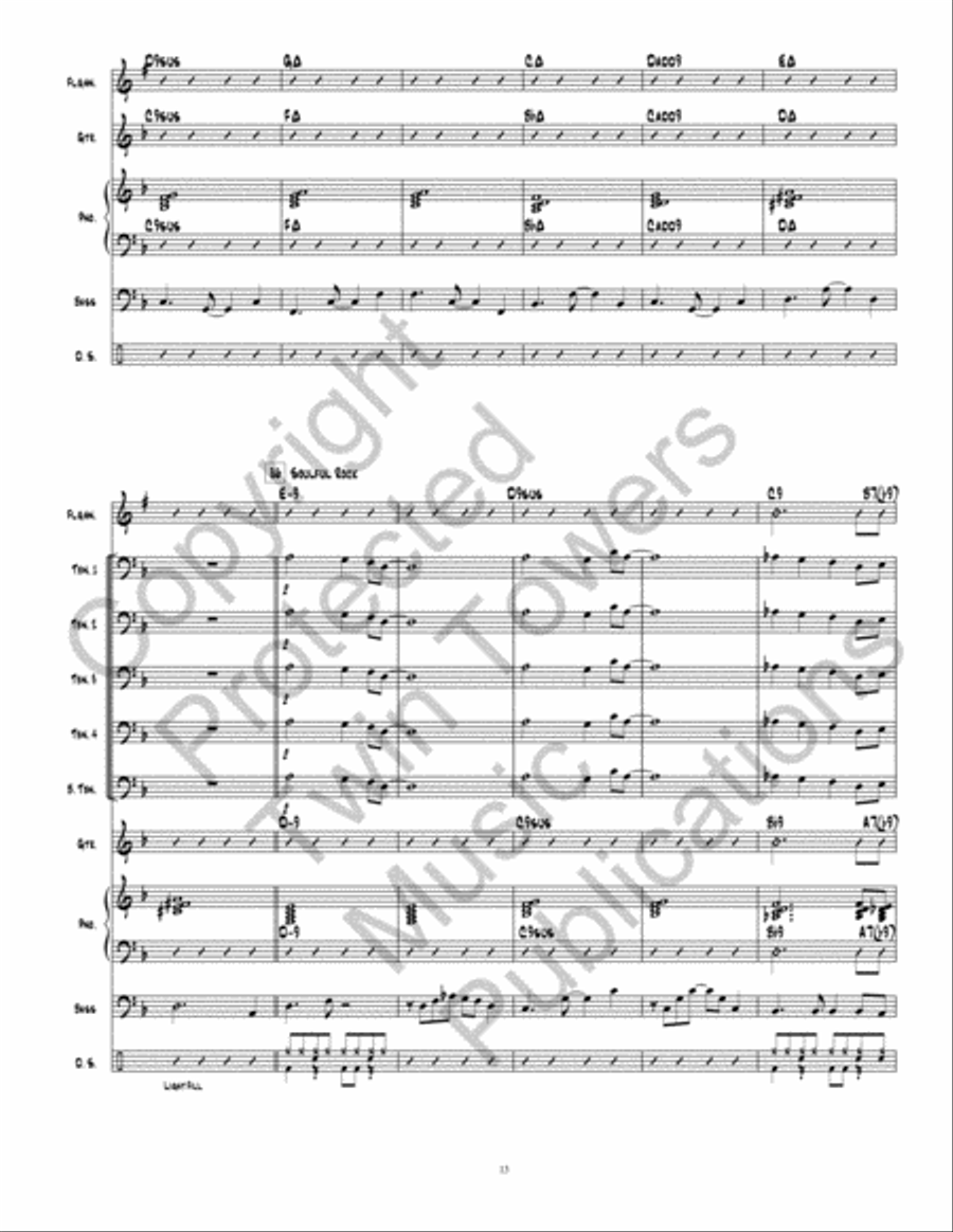 Mr. Clary Jazz Ensemble scores gallery preview page 14