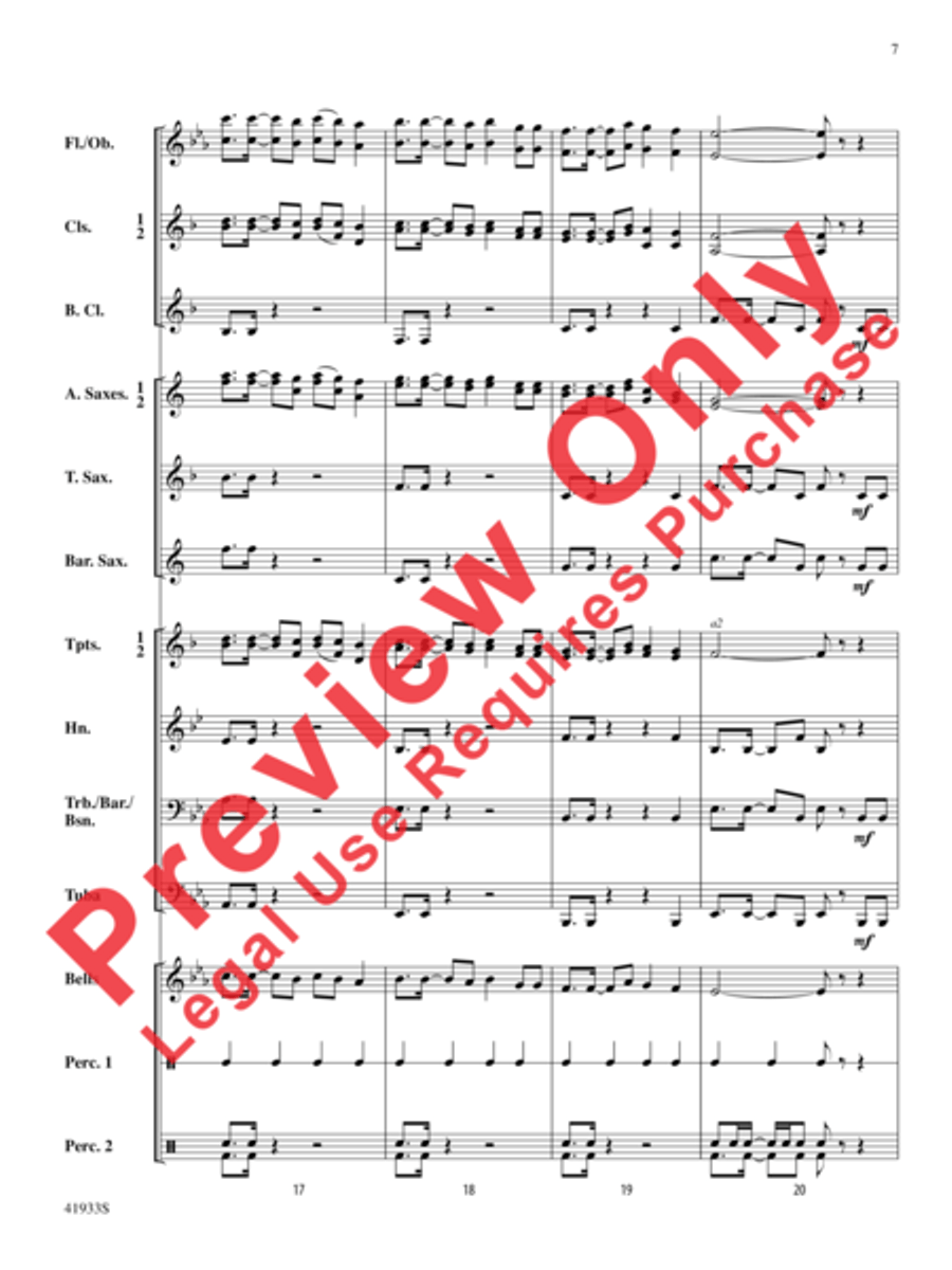 African Alleluia African Alleluia Concert Band scores gallery preview page 8