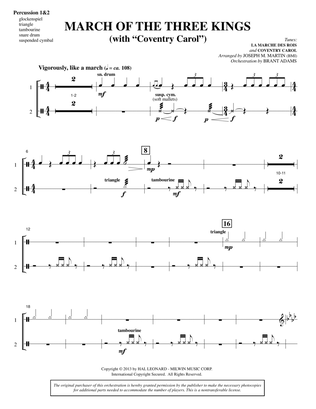 March Of The Three Kings (from A Symphony Of Carols) - Percussion 1 & 2