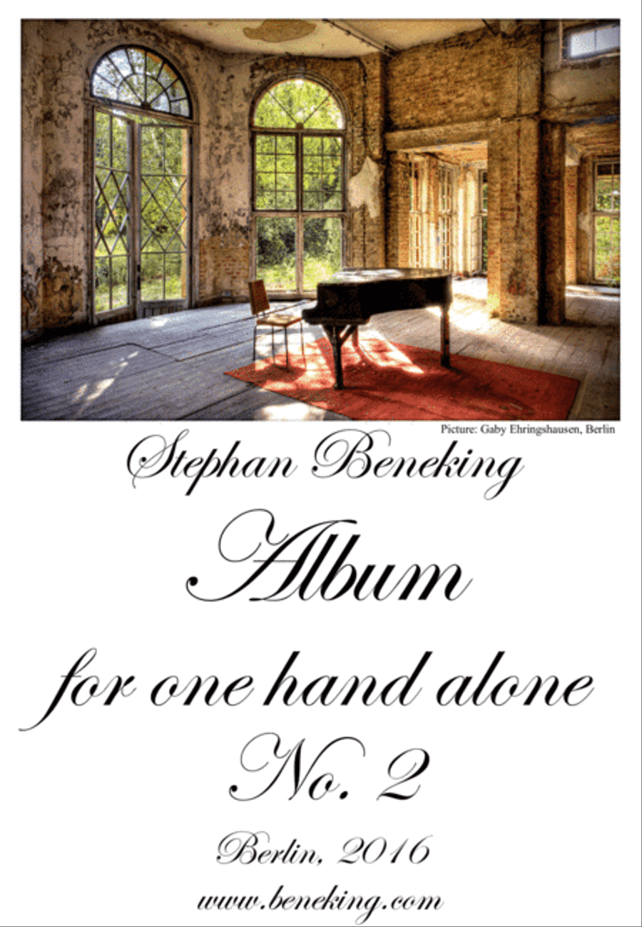 Album for One Hand Alone No. 2 Easy Piano scores gallery preview page 1