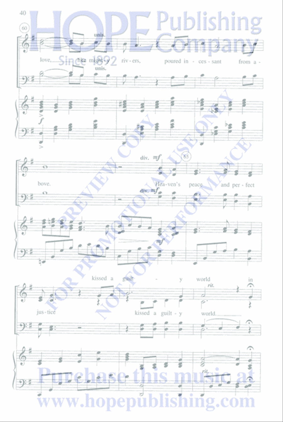 Here is the Love Here is the Love Choir scores gallery preview page 44