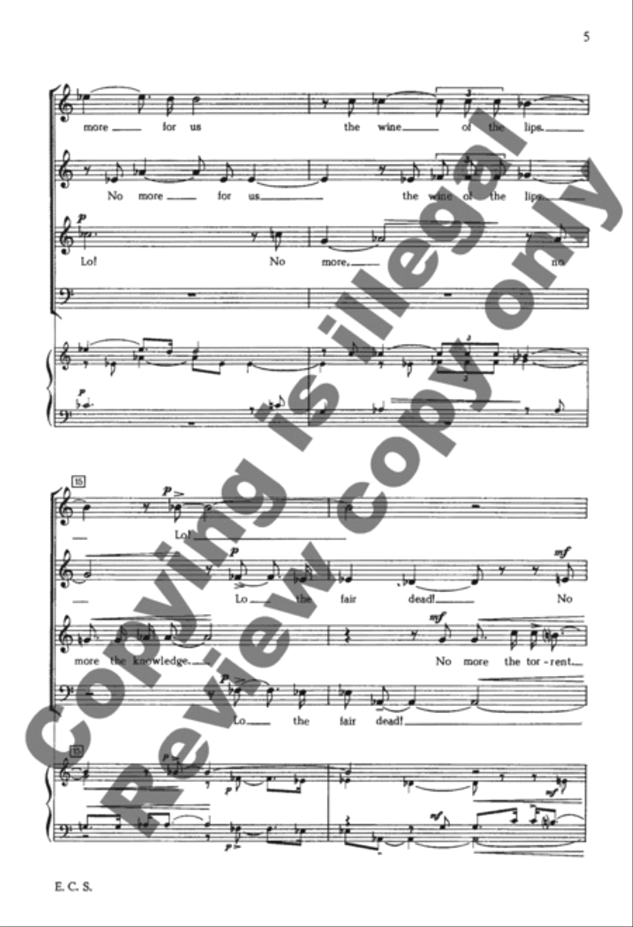 Threnos 4-Part scores gallery preview page 5