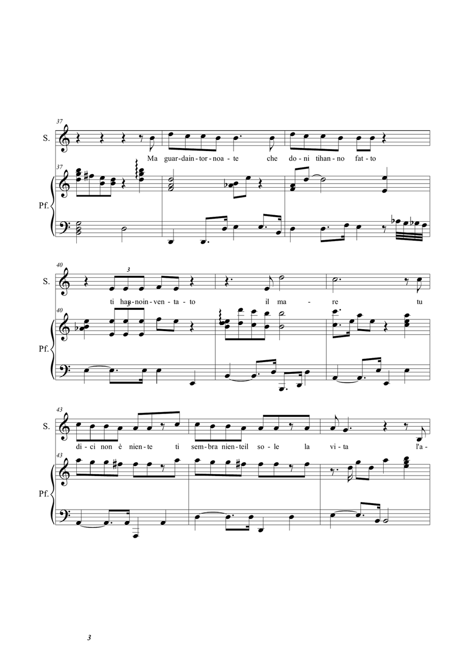 Meraviglioso Piano, Vocal scores gallery preview page 5