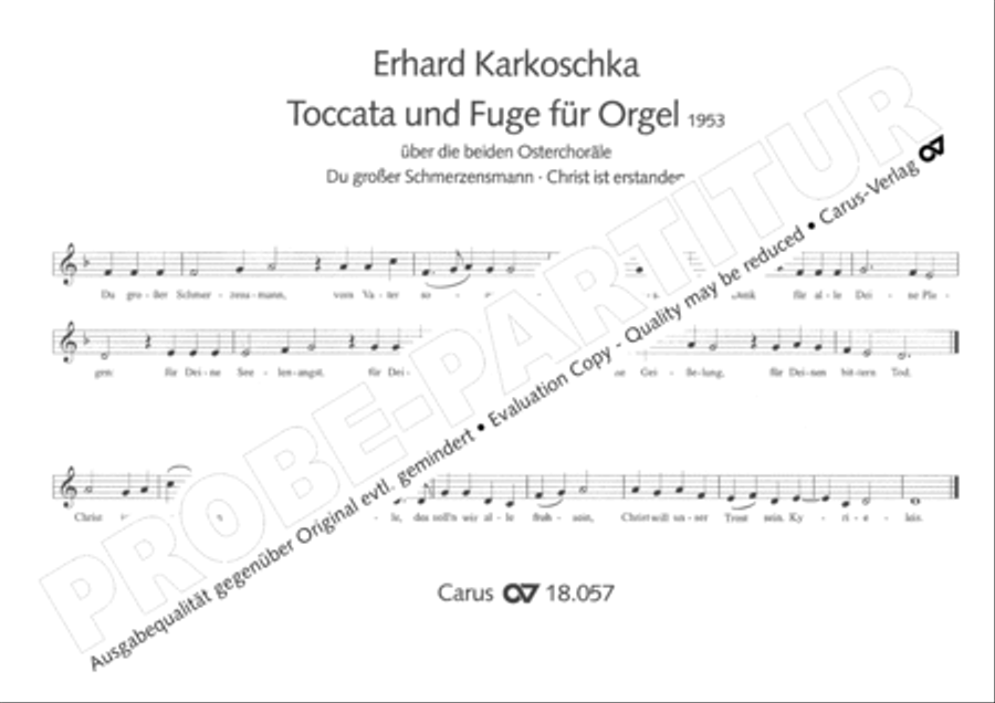 Toccata and Fugue Organ scores gallery preview page 2