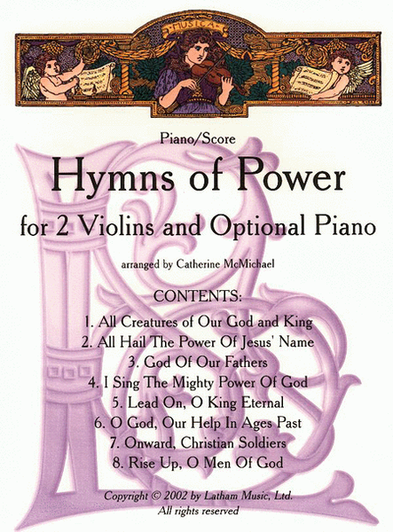 Hymns of Power for 2 Violins and Piano image number null