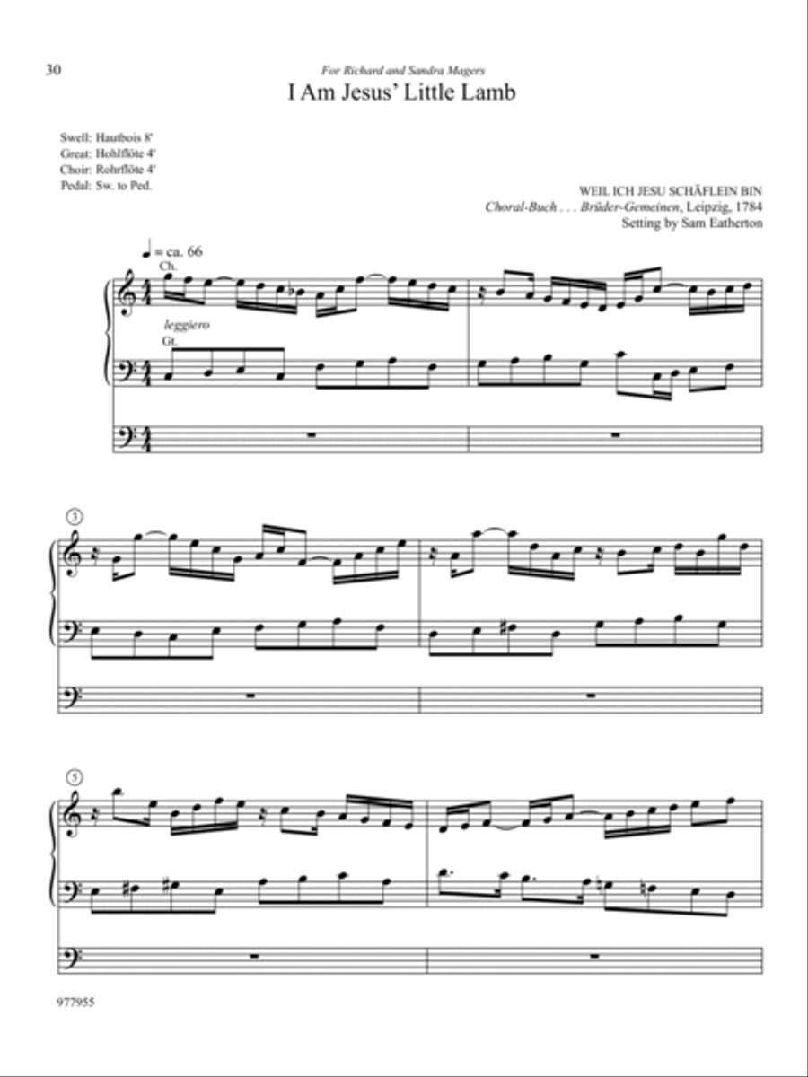 Hymn Inventions: Nine Chorale Preludes for the Church Year, Vol. 4 Organ scores gallery preview page 9