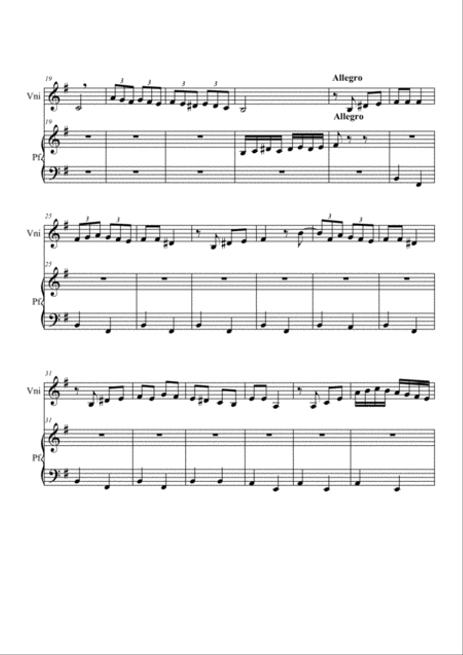 Kletzmer. Violin and piano Violin Solo scores gallery preview page 2