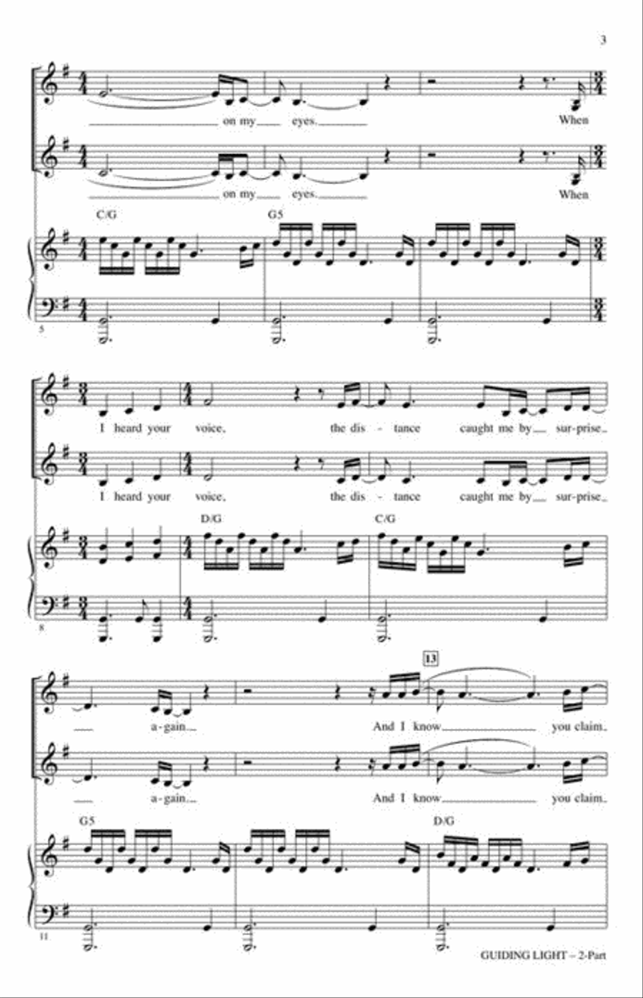 Guiding Light Guiding Light 2-Part scores gallery preview page 4